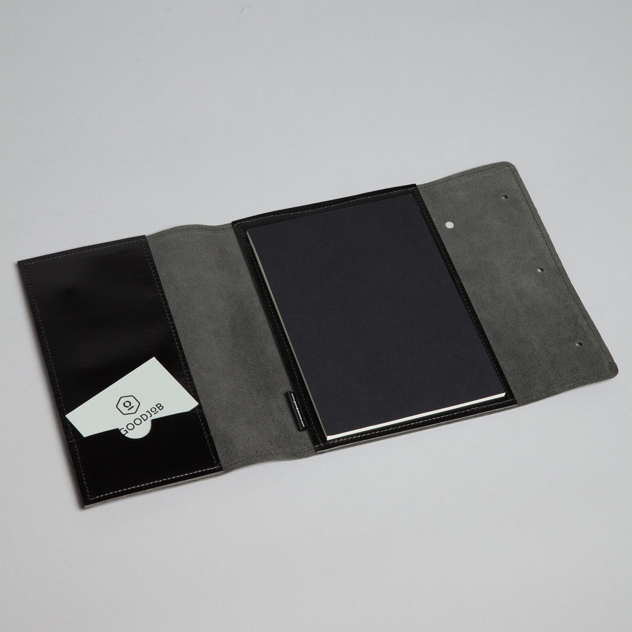 Dots Leather Notepad HolderA5 Elemood